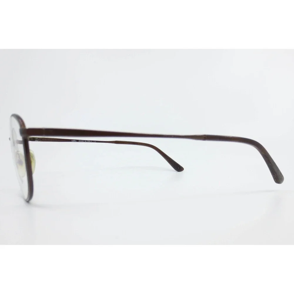 Safilo Elasta E7209 Brown Oval Eyeglasses Frames Italy 50-20-145 JYS